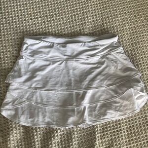 Athleta Girl White Tennis Skirt